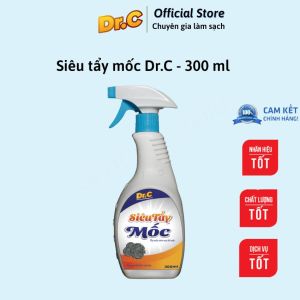Siêu tẩy mốc chính hãng Dr.C tẩy mốc trên mọi bề mặt áo quần sàn nhà tường nhà không bào mòn bề mặt xịt là sạch