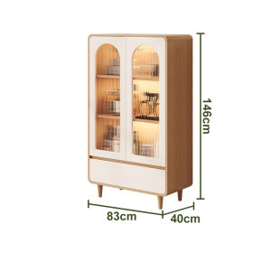 Vintage Style Wooden Storage Cabinet Small Size