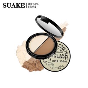 SUAKE Highlighter Makeup Contour Blush Powder High-gloss Waterproof and Long-lasting Portable Face Makeup