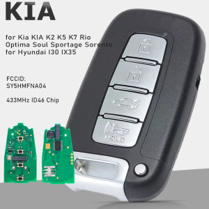 KEYECU Smart Remote key Fob 4 Button 433MHz ID46 Chip for Hyundai I30 IX35 for Kia Forte Soul Rio Borrego Sorento 2009-2014