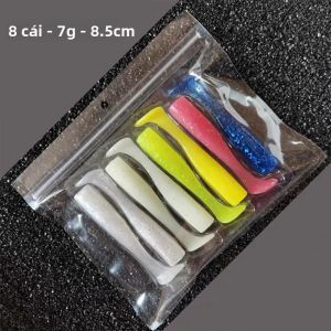 5 Mồi Câu Giả Phát Sáng 44g Cá Thu Cá Mú Cá Vược Mồi Giả Nhựa Câu Cá Biển Sông Hồ