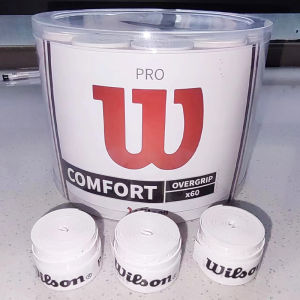 Wilson | 15/30pcs WILSON Original Overgrip Anti Slip Tennis Racket Sweatband Grips Padel Shock Absorption Grip Tape Training Accessories