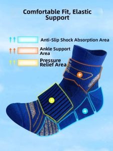 LEDONGDONG | Anti-odor Sports Socks Running and Badminton