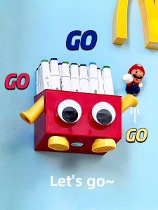 Magnetic Iron Storage Box Cute Nurse Cabinet Renovation Wall Mounted Shelf Dormitory Organization Tool Student Supplies Holder