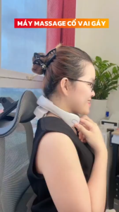 New สมาร์ทหลังและคอนวดนวดไหล่และคอนวดกระดูกสันหลังส่วนคอสุขภาพการสั่นสะเทือนความร้อนบรรเทาอาการปวดกล้ามเนื้อ