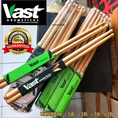 STIK DRUM 5A STIK DRUM VAST BY HEARTBEAT AMERICAN HICKORY STICK DRUM 5B 7A 7B
