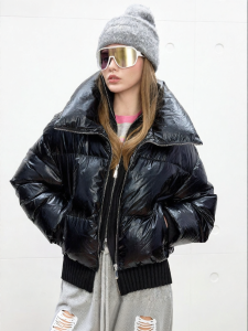 Juicy Couture | High Content White Duck Down Padded Faux Two-Piece Jacket