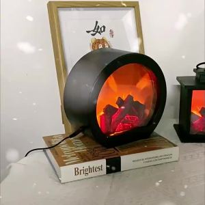 YOULIMEIJIA | Flame Simulation Vintage Decoration Table Lamp