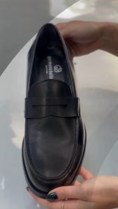 Giày Nam Công Sở Cao Cấp (Da Thật) - Germano Bellesi Chính Hãng - Sản Xuất Thủ Công Tại Italy_1113_BLK