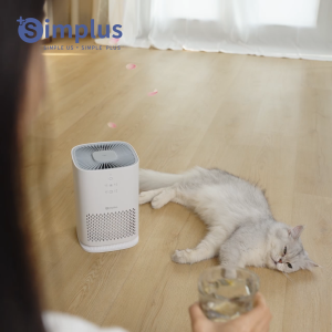 [New Arrival]Simplus Máy Lọc Không Khí Dùng Cho Bàn Làm Việc Phòng Ngủ Nhỏ Bộ Lọc HEPA H11 Loại Bỏ Chất Gây Dị Ứng Hẹn Giờ 8 Tiếng  KQJH008