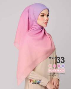 Tudung Bawal Pelangi Ynalee