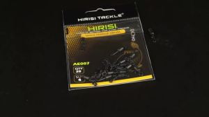 Hirisi AE007 20Pcs Stainless Steel Quick Change Swivels Carp Fishing Rig Link Connector Terminal Tackle Angling Accessories ﻿