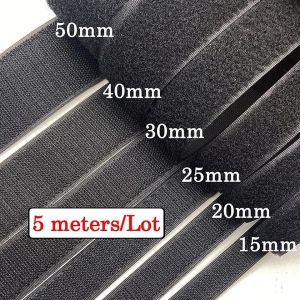 1/3/5M Sew-On Hook and Loop Tape Non-Adhesive Reusable Magic Nylon Velcros Fastener for DIY Sewing Crafts Garments Home Use