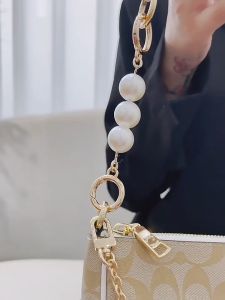 Dây Chuỗi 3 Hạt Cườm Nối Thêm Vào Dây Đeo Túi Xách Thời Trang RQN2234 - requane