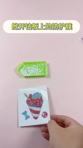 Stiker Lukis Diamond Sticker pop Full Drill Round Diamond Painting