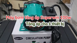MÁY BƠM TĂNG ÁP TỰ ĐỘNG SUPERWIN 100W DÙNG CHO 1 THIẾT BỊ