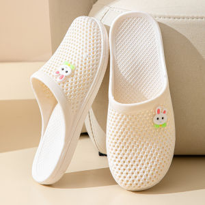 JIFANPAUL | Summer New Ventilated Flat Enclosed Toe Slippers Indoor Outdoor Wear Soft Anti-slip