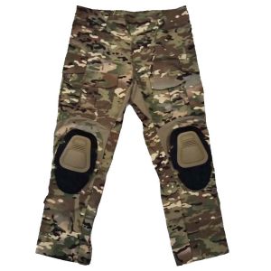 GEN3 Tactical Pants G3 Men Combat Trousers CP Camo Cargo Pant +Knee Pads Training Hunting Pants Work Clothing Wear-resisting