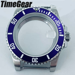 40mm Green GMT Watch Case Aluminium Bezel 316L Stainless Sapphire Glass For VH31 NH34 NH35 NH36 ETA 2824 PT5000 Movements
