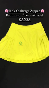 Rok Olahraga Wanita Kansa Inner Pants 100% original Rok Padel Rok Skort Tennis Golf Badminton