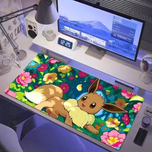 Bandai | Pokemon Charizard Lớn Miếng Lót Chuột Chơi Game 2MM Khâu Cạnh Đế Cao Su Chống Trơn Trượt Để Bàn Cho Bàn Phím Laptop Trang Trí Văn Phòng