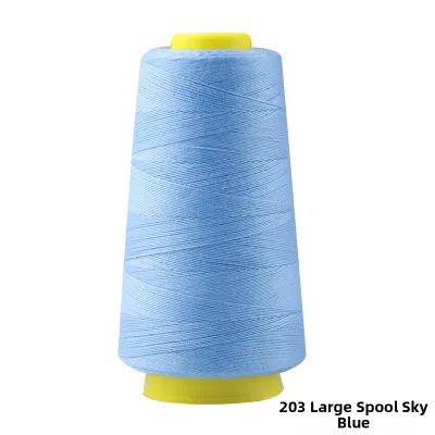Heavy Duty 203 Strand Jeans Thread Large Roll Black White Sewing Machine Thread Hand Sewing Clothing Home Sewing Tower Needle Ball