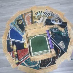 Sejadah mini muka Turki 35 cm x 35 cm x 5mm doorgift hadiah [borong]