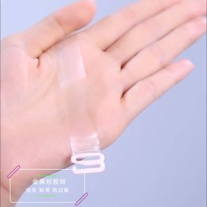Tali BH Transparan - 1 Pasang Tali Bra Bening - One size - Invisible Bra Straps - Sepasang Tali Bra Bening Termurah