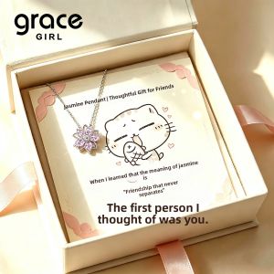 Grace Girl | Lucky Rotating Jasmine Necklace