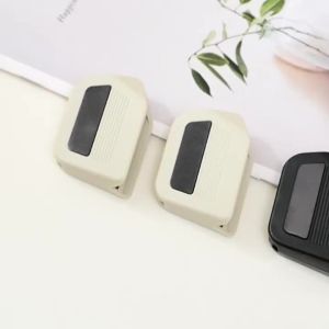 New Automatic Retractable Mini Ceramic Safety Box Cutter - Magnetic Blade (Rustproof Scratch-Resistant) with Non-Slip Grip