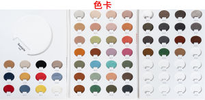 ผ้าหนังสัตว์สองหน้าสีน้ำตาล ผ้าหนังสัตว์เนื้อนุ่ม ผ้าหนังสัตว์แท้ยืดหยุ่นสี่ทิศทาง ผ้าขนแกะ ผ้าขนสัตว์ ผ้า DIY สำหรับงานฝีมือในบ้าน