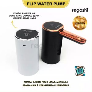 Regashi Pompa Air Galon Lipat | Pompa Galon Elektrik Otomatis | Flip Water Pump