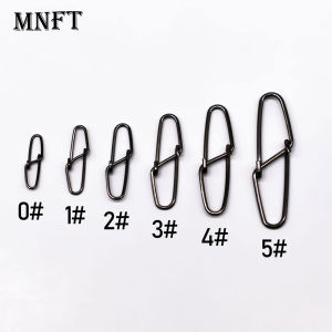 MNFT 0# to 5# Sizes Available Fishing Clip Snap Connectors Lure Fishing Buckle Pin Fishing Accessories