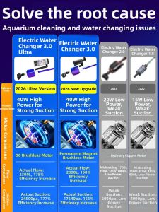 CHONGXIAOSHUAI | Electrical Siphon Clean Algae Fish Tank Tool