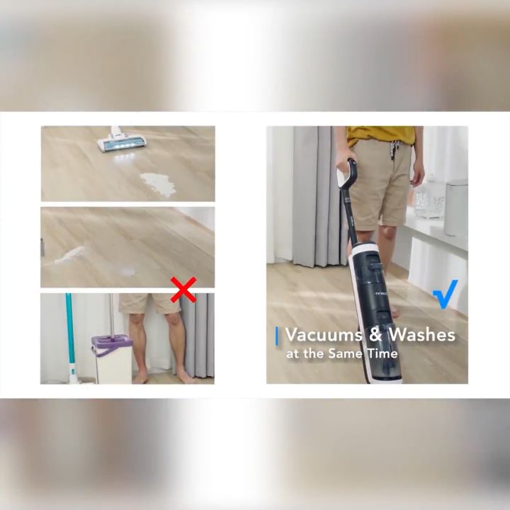 Máy hút bụi lau sàn khô và ướt thông minh Tineco FLOOR ONE S3 – Bản ...