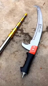 7.5meters Telescopic high branch shear saw handsaw Fruit picker Gardening pruning Gergaji pokok