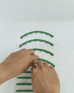 5 Pcs - Interlocking Curve T-Shape Plant Support Stake | Penyangga Penopang Tanaman Bentuk T Melengkung Desain Modular
