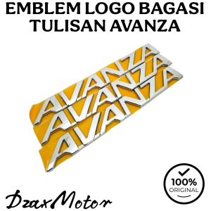 EMBLEM LOGO BAGASI TULISAN AVANZA ORIGINAL