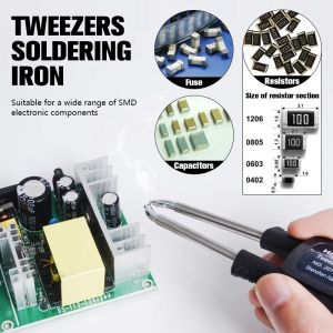 T12 Soldering Station STM 32 Chip Version 2.1 OLED Digital Adjust Temp 5pin Soldering Iron Handle Or Tweezers Handle AUTO Sleep