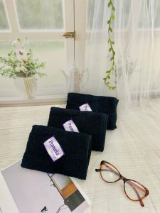 HANDUK OLAHRGA HANDUK SALON HANDUK MUKA WARNA HITAM HANDUK SALON MERK PAMELA ORIGINAL