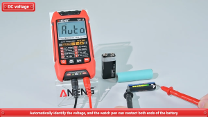 NO LIMIT ANENG M117 Digital Multimeter Auto LCD NCV Double Flashlight True RMS + Baterai AAA 2 Pcs