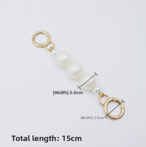YUESIHUI | Pearl Chain Extender Shoulder Strap for Clutch Bag