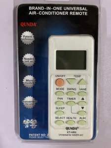 รีโมทแอร์ รวม Haier KT-HRII มีซอง ไม่ต้องจูน รีโมทรวมไฮเออร์