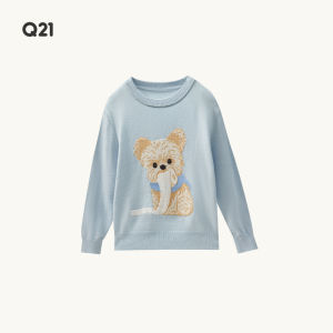 Q21 | Collaboration Children Long Sleeve Knit Round Neck Thin Sweater