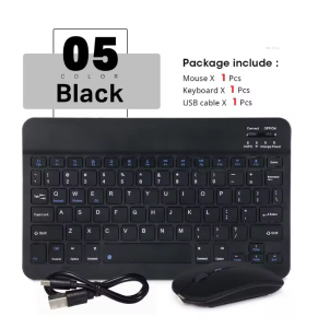 Bluetooth Keyboard and Mouse For iPad Samsung Xiaomi Huawei Phone Tablet Slim Mini Wireless Keyboard For Android IOS Windows