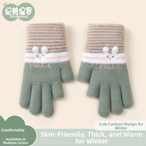 JIFANPAUL | Warm Winter Childrens Gloves Five Fingers