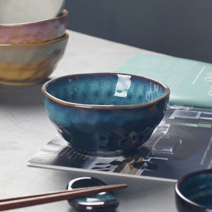 Japanese Style Ceramic Rice Bowl Set Creative Dining Utensils Small Bowl High Aesthetic Value Home Use Eating Bowl Dish Set