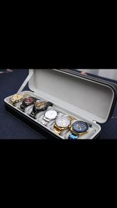 O-KAY 6/10/12 Slots Premium Travel Watch Box Jumbo Tempat Jam Tangan Kotak Jam Tangan Watch Case