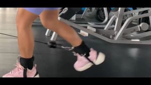 Ankle StrapsAdjustable Ankle Cuff for Cable MachineReinforce Double D-Ring for Leg Glute Exercises