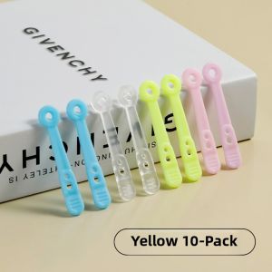 Anti-Wind Automatic Clamp Clothes Hanger Anti-Slip Silicone Strip Drying Rod Fixed Buckle Device Non-Slip Hook Clothes Hanger